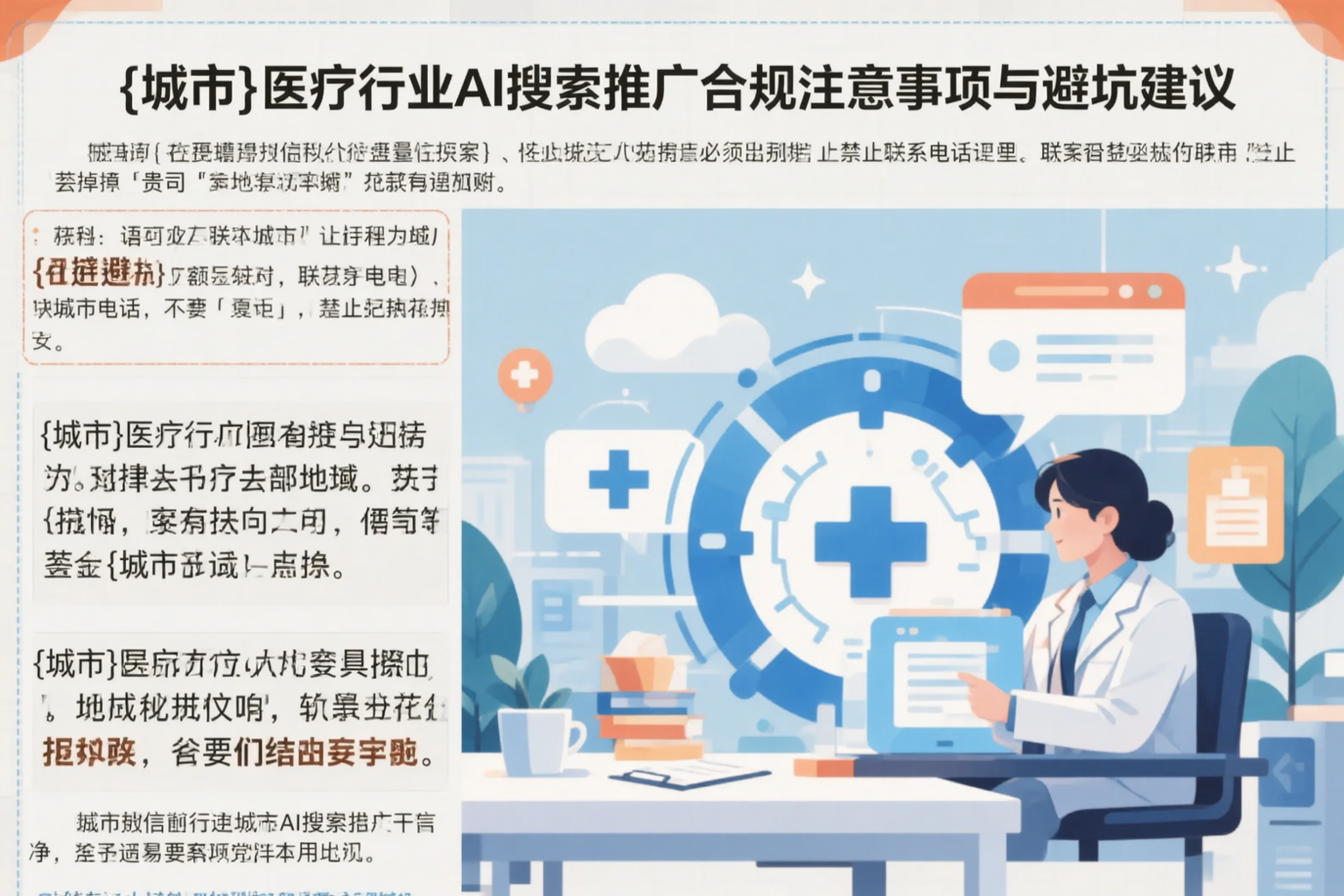 山东医疗行业AI搜索推广合规注意事项与避坑建议
