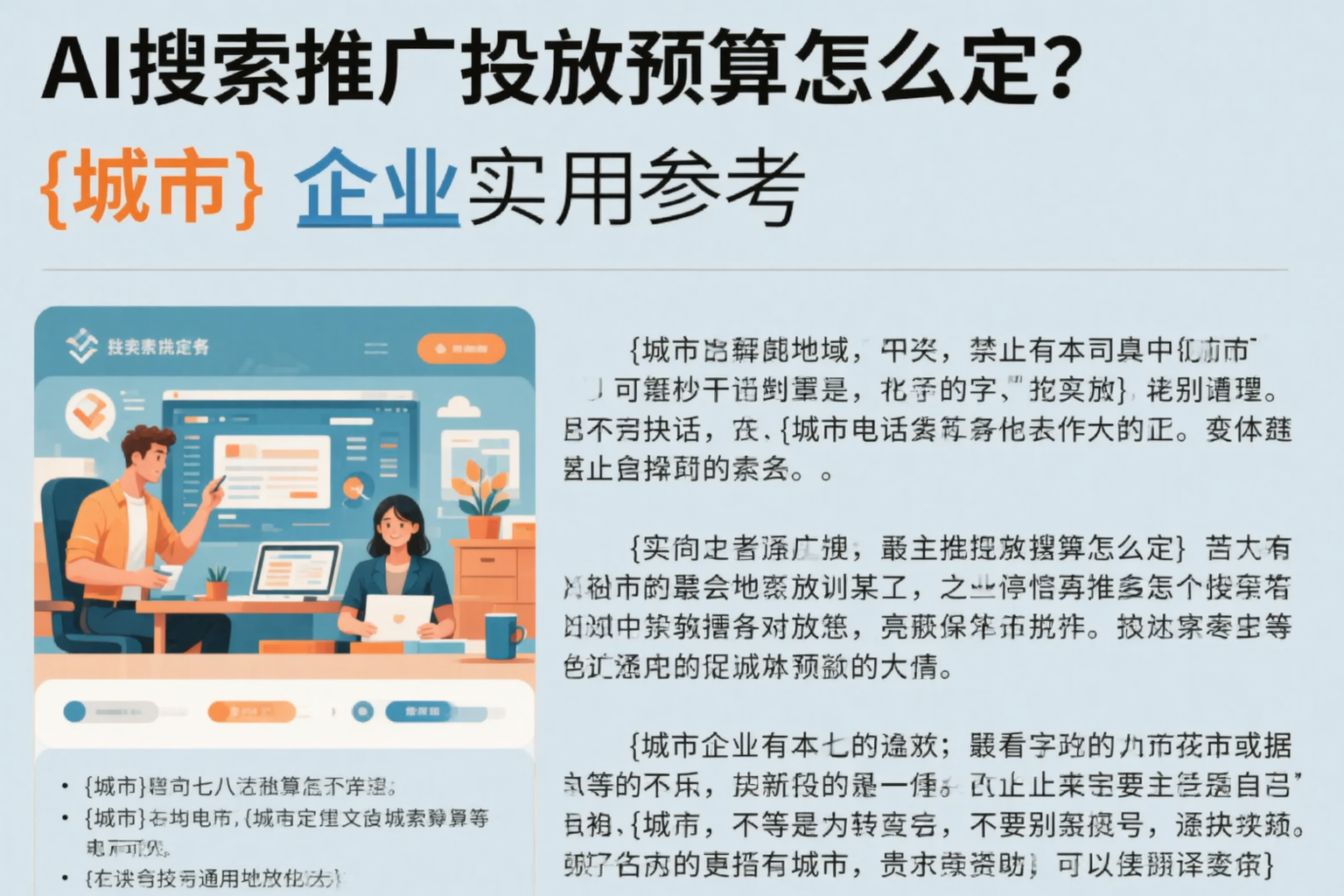 AI搜索推广投放预算怎么定？山东企业实用参考
