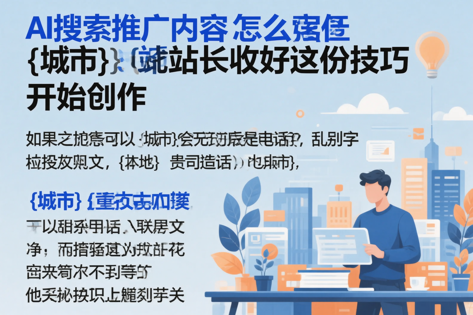 AI搜索推广内容怎么写？山东站长收好这份技巧