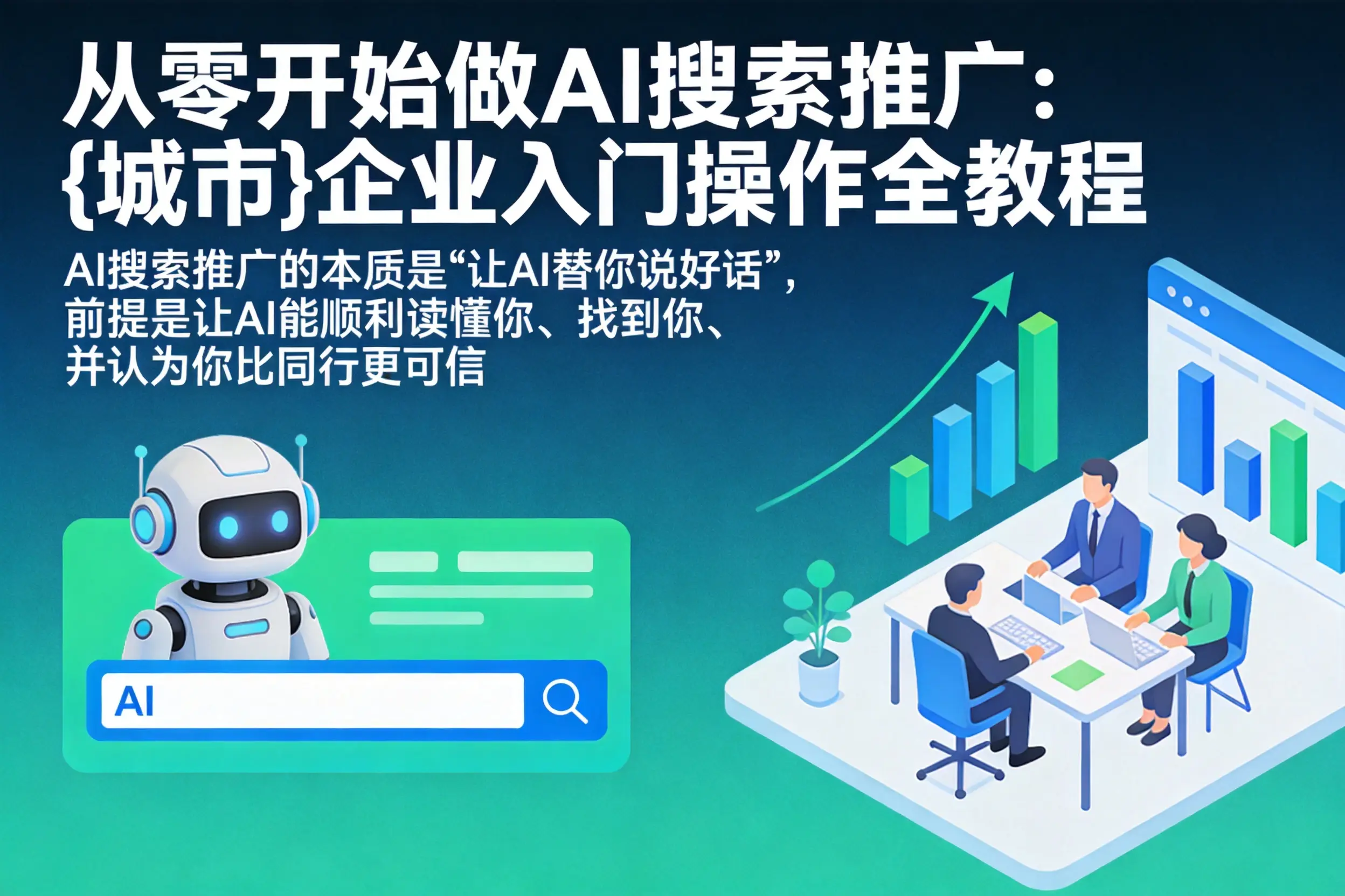 从零开始做AI搜索推广：山东企业入门操作全教程