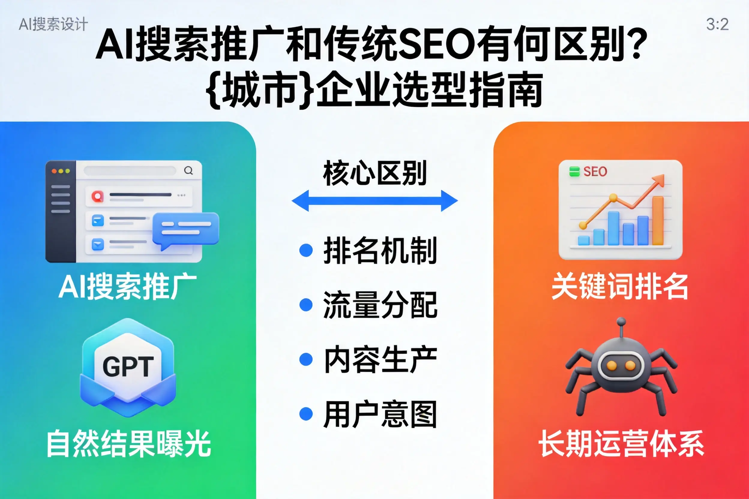 AI搜索推广和传统SEO有何区别？山东企业选型指南