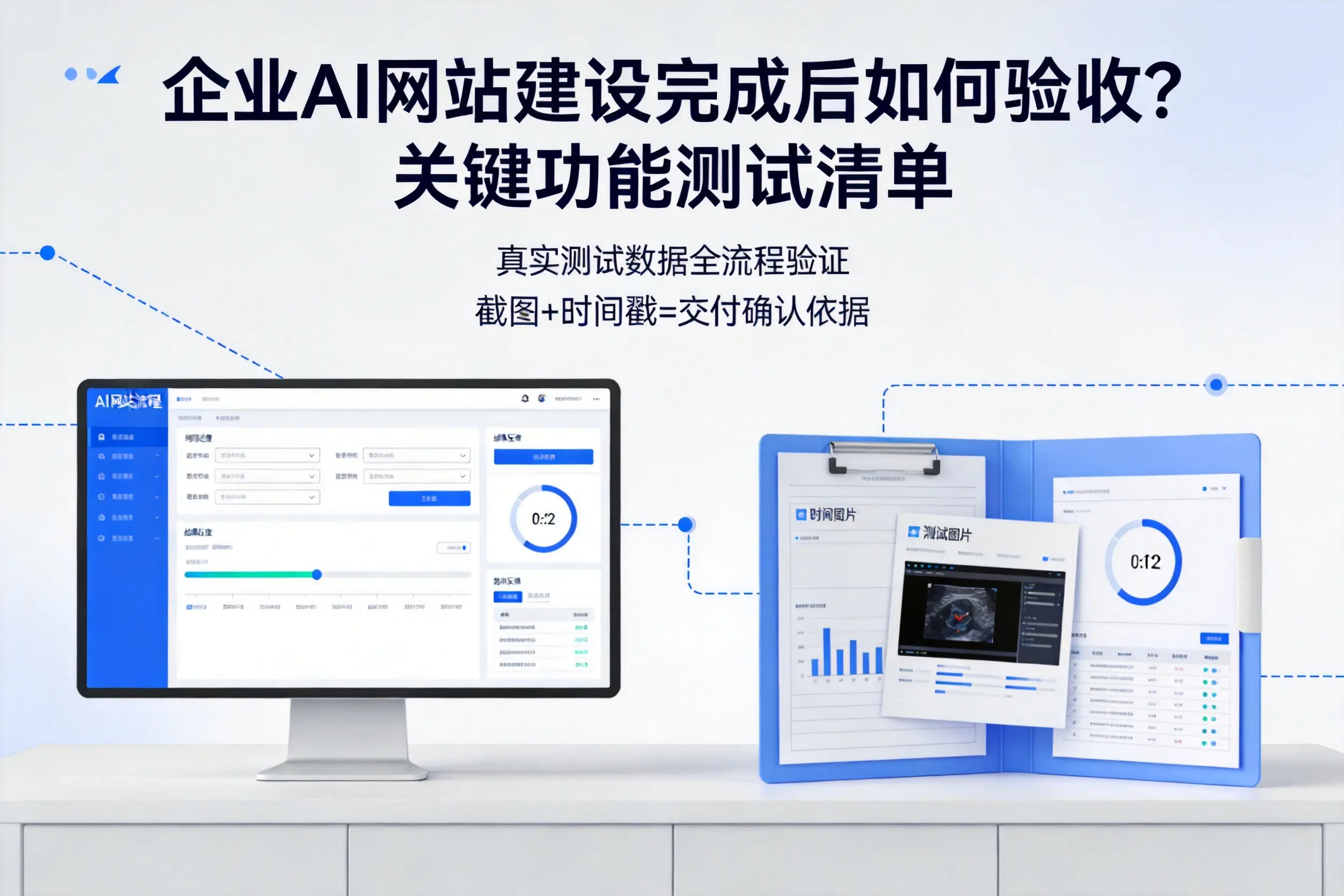 山东企业AI网站建设完成后如何验收？关键功能测试清单