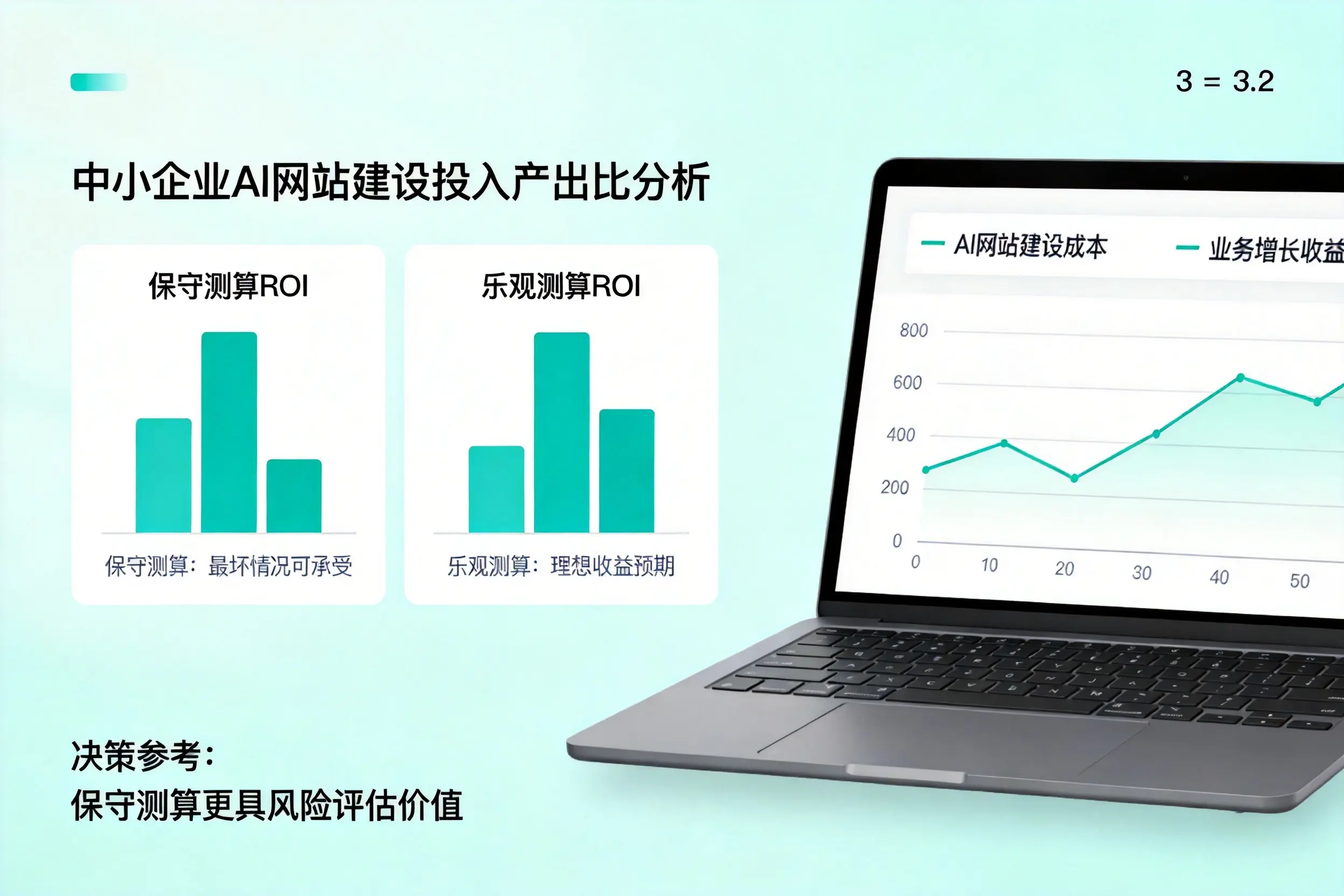 山东中小企业AI网站建设投入产出比怎么算？先看这份分析