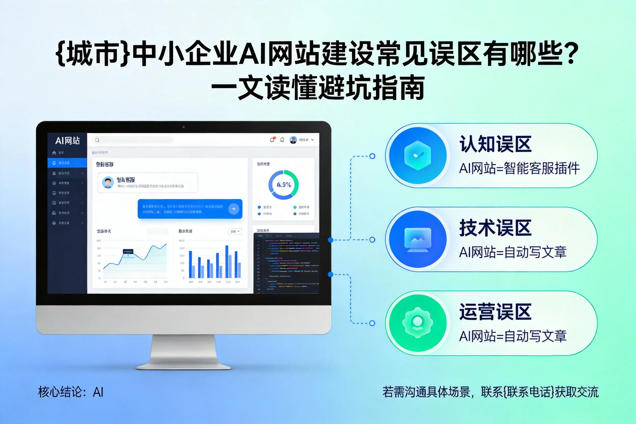 山东中小企业AI网站建设常见误区有哪些？一文读懂避坑指南