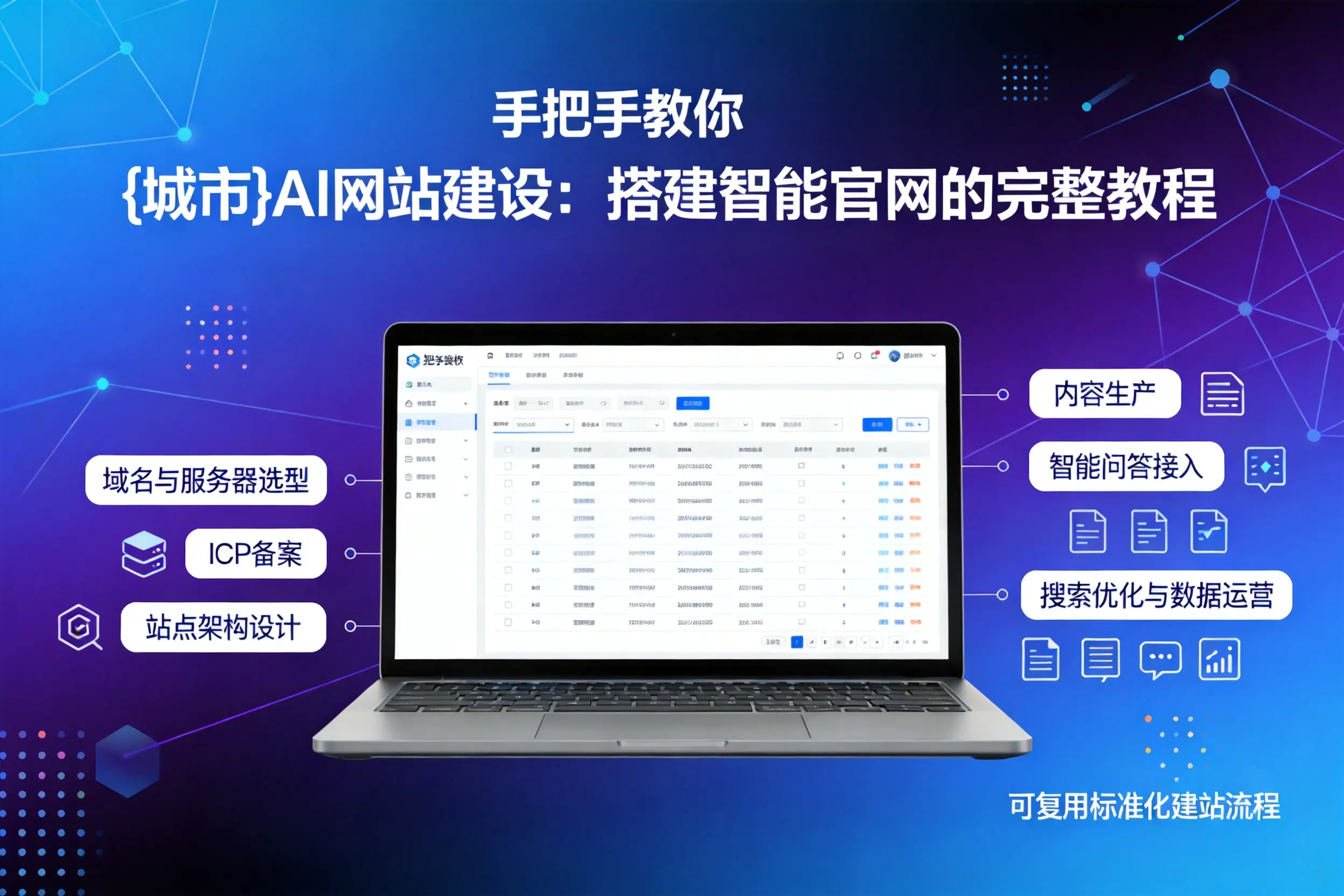 手把手教你山东AI网站建设：搭建智能官网的完整教程