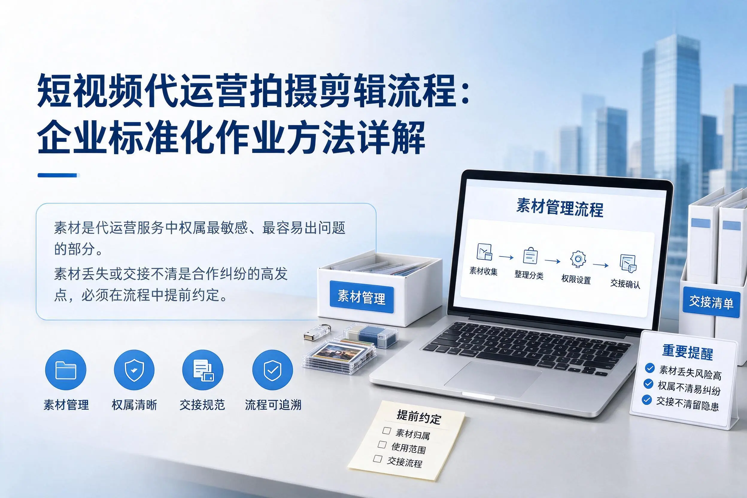 短视频代运营拍摄剪辑流程:山东企业标准化作业方法详解