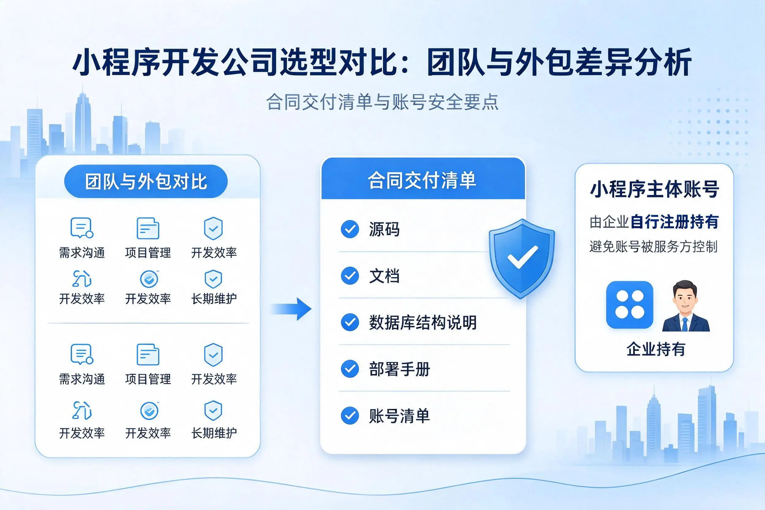 山东小程序开发公司选型对比:团队与外包差异分析