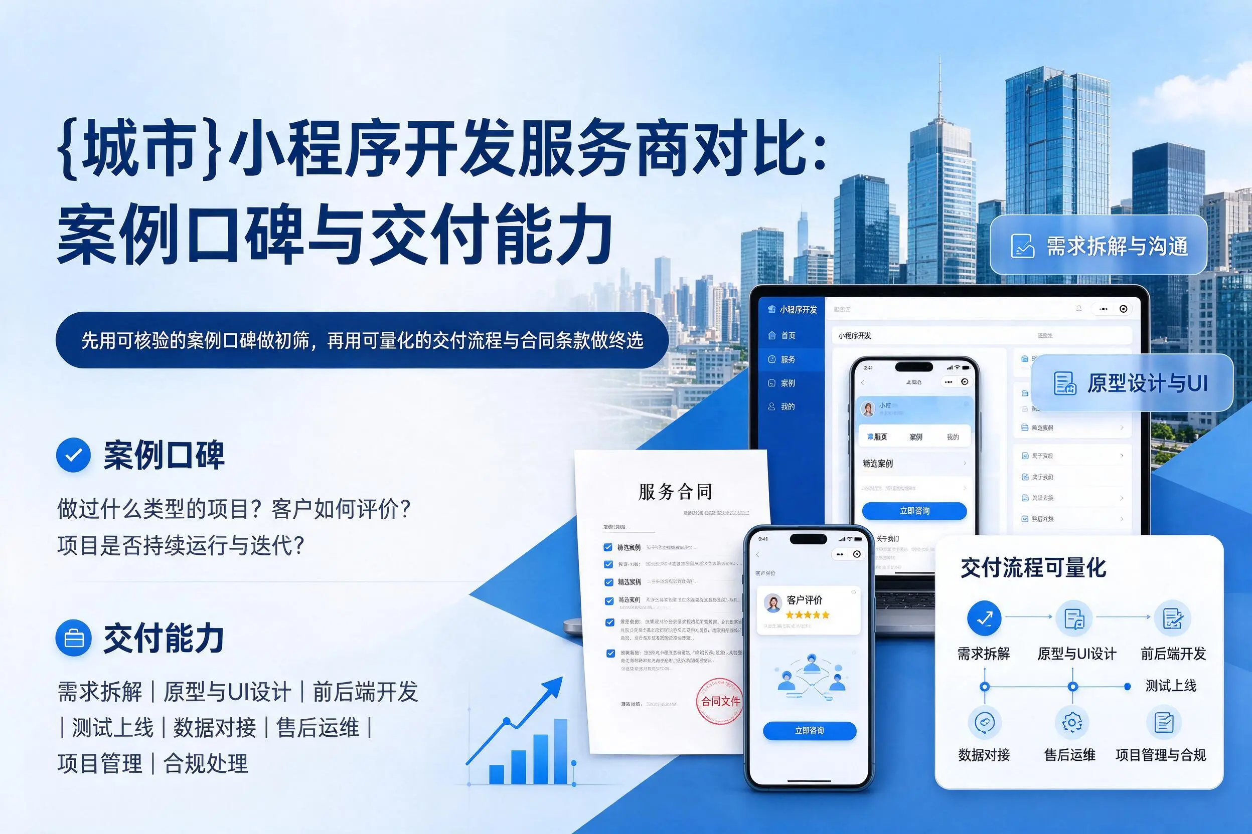 山东小程序开发服务商对比:案例口碑与交付能力