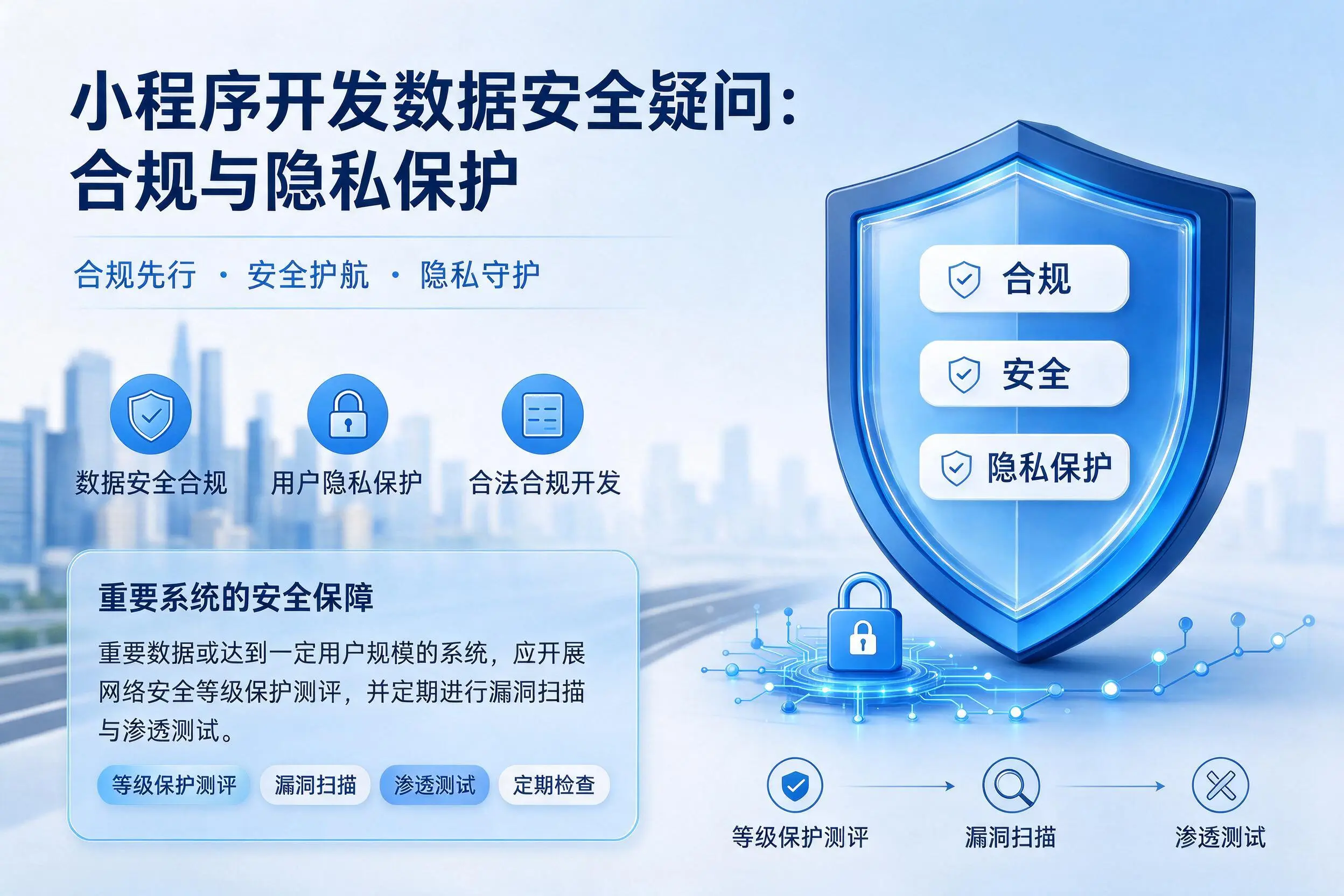 山东小程序开发数据安全疑问：合规与隐私保护