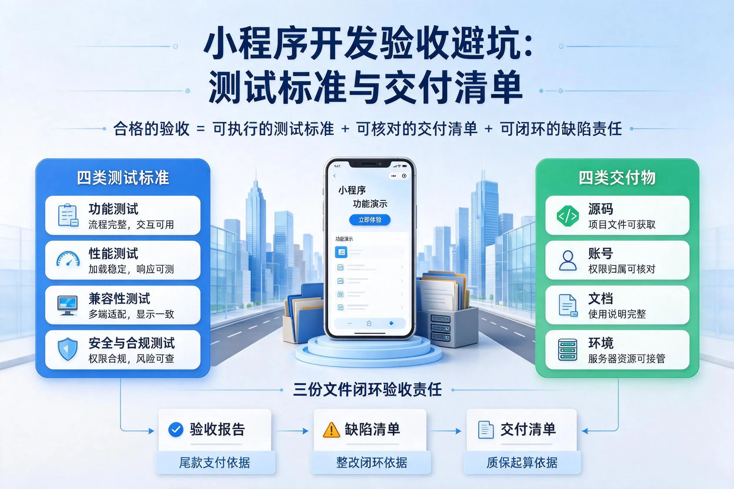 山东小程序开发验收避坑:测试标准与交付清单