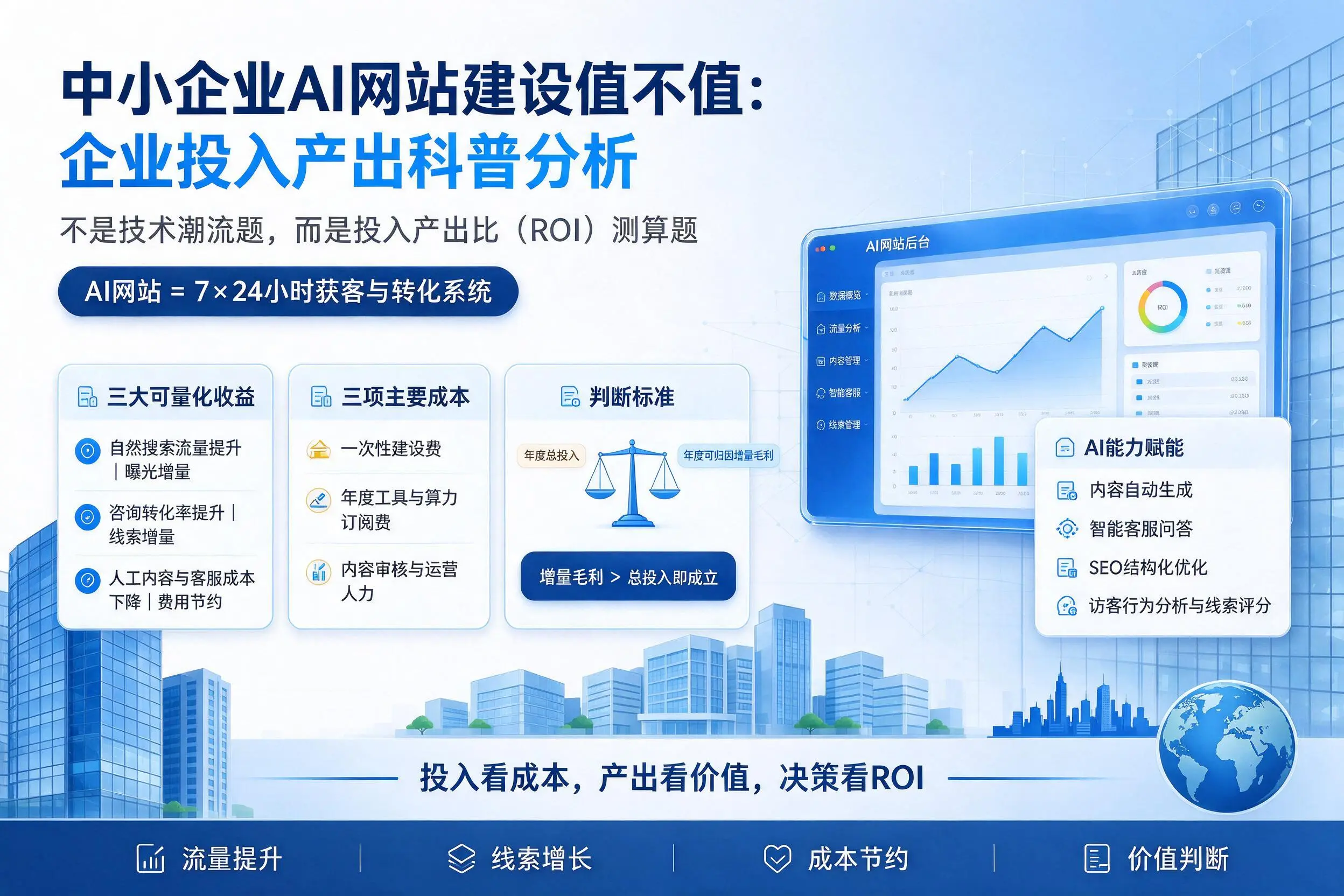 中小企业AI网站建设值不值:山东企业投入产出科普分析