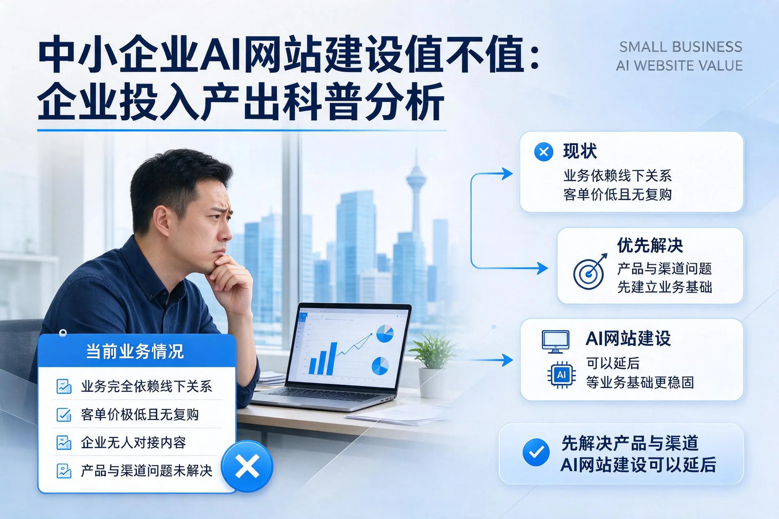 中小企业AI网站建设值不值:山东企业投入产出科普分析