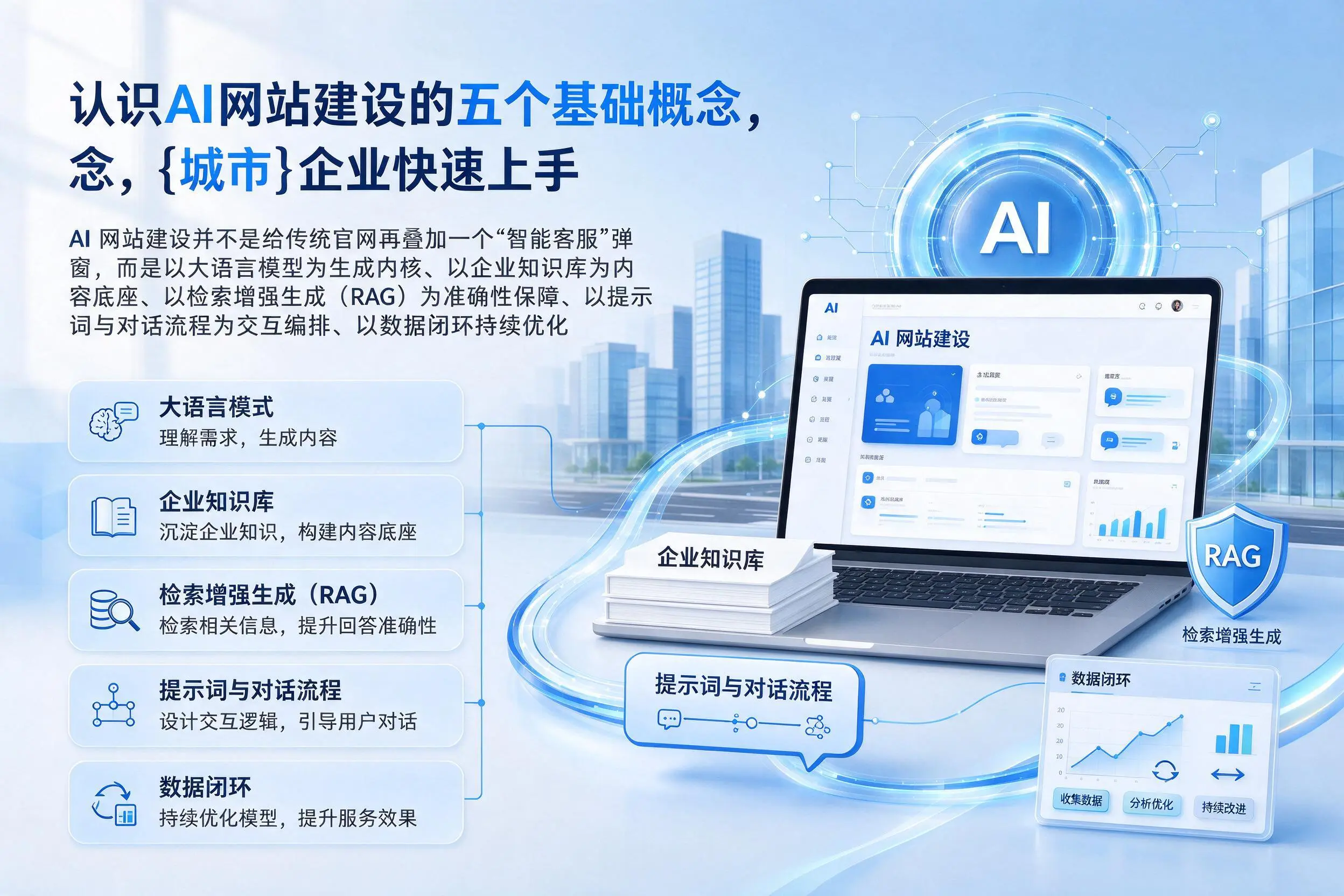 认识AI网站建设的五个基础概念，山东企业快速上手