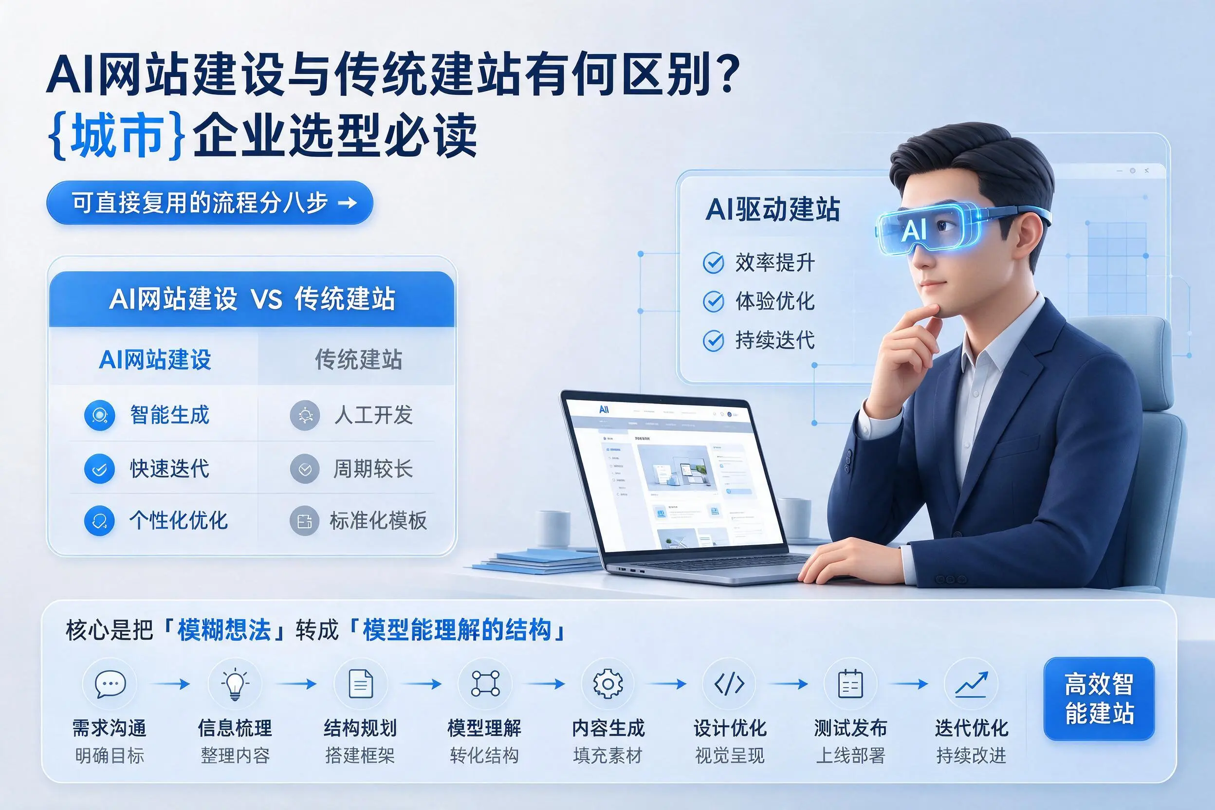 AI网站建设与传统建站有何区别?山东企业选型必读
