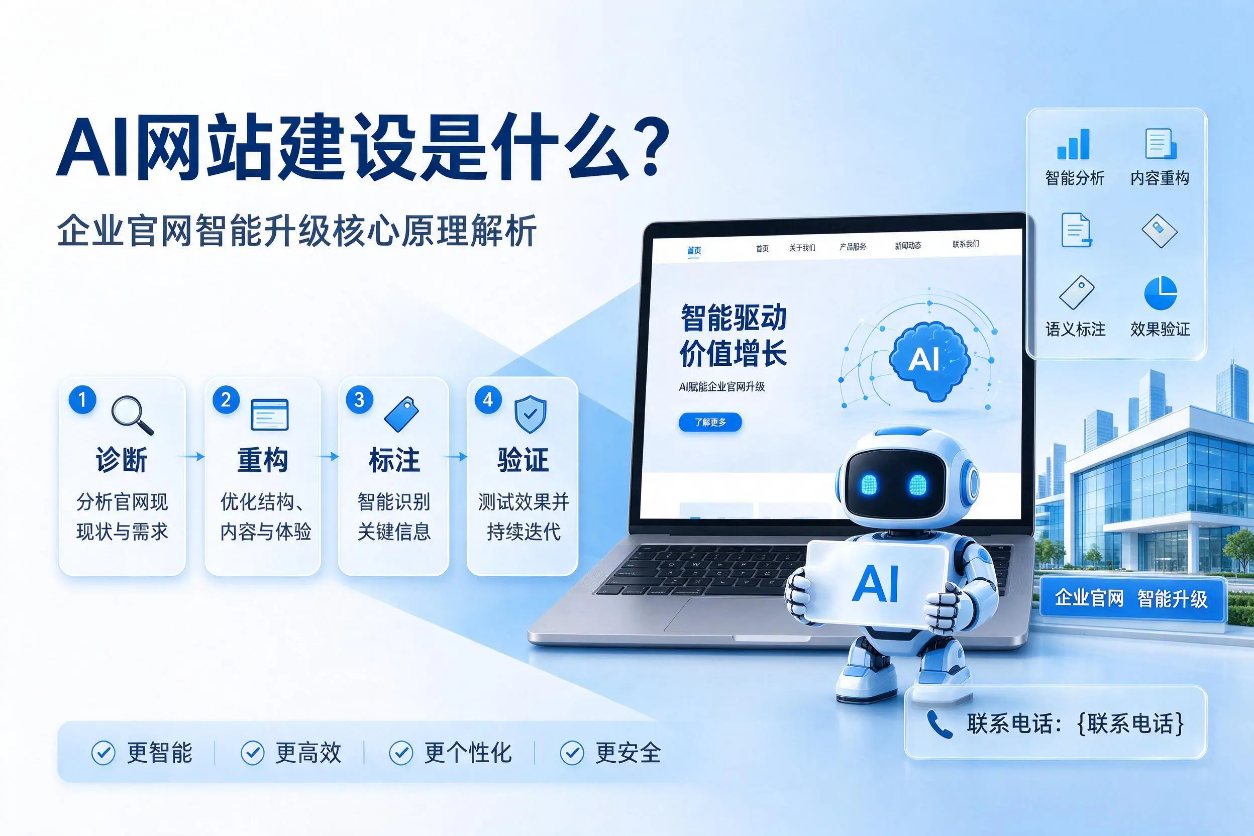 AI网站建设是什么?山东企业官网智能升级核心原理解析