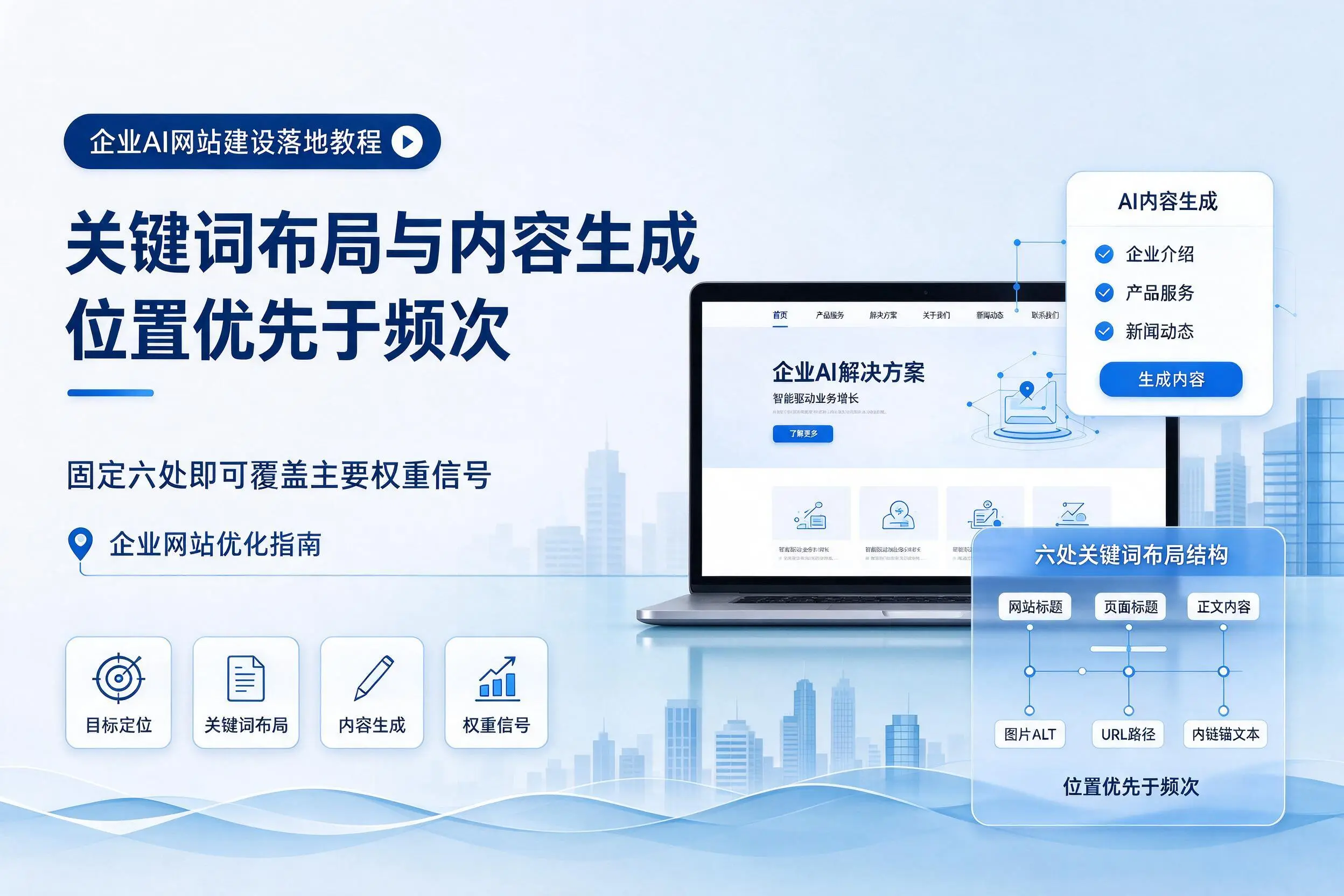 山东企业AI网站建设落地教程:关键词布局与内容生成