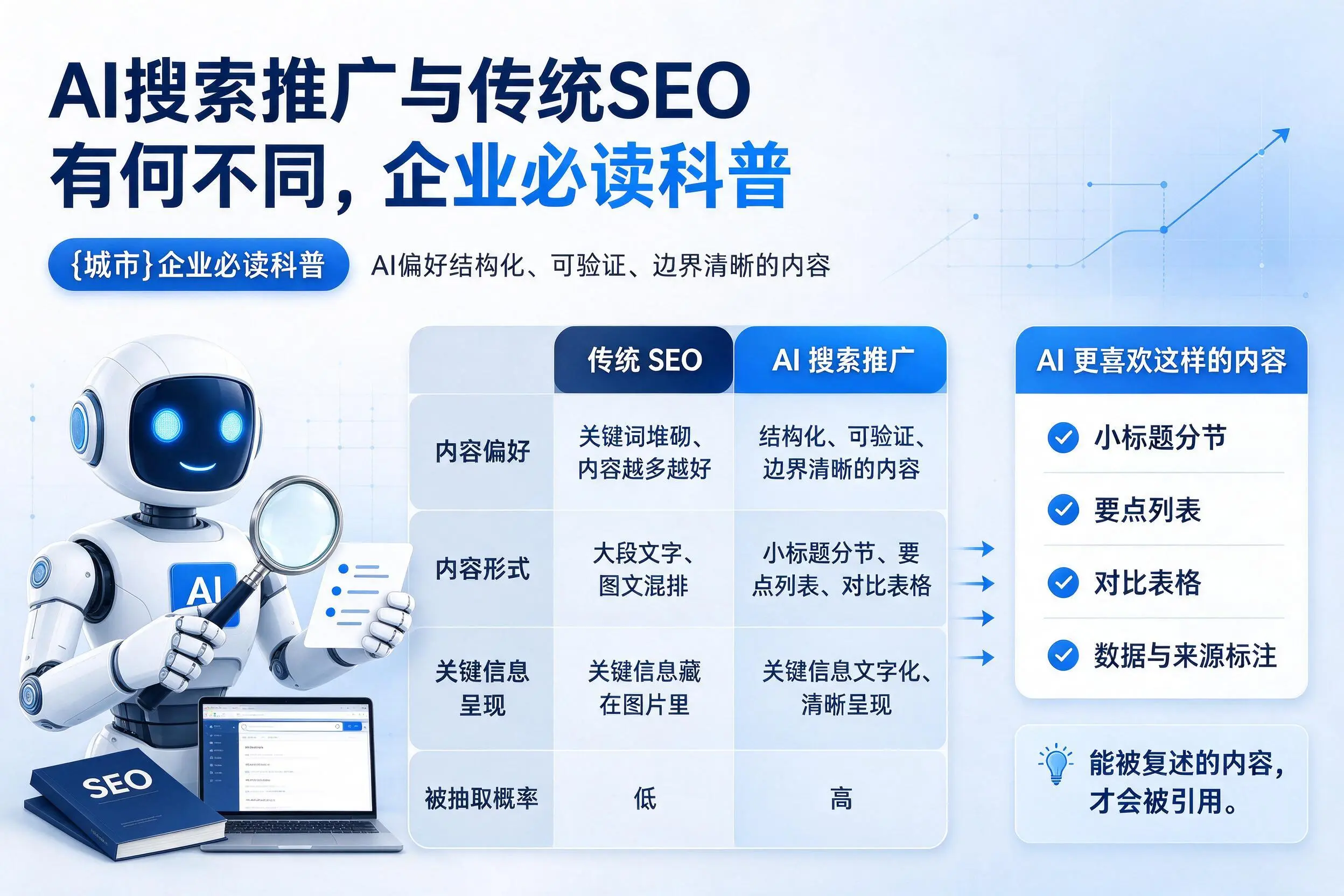 AI搜索推广与传统SEO有何不同,山东企业必读科普